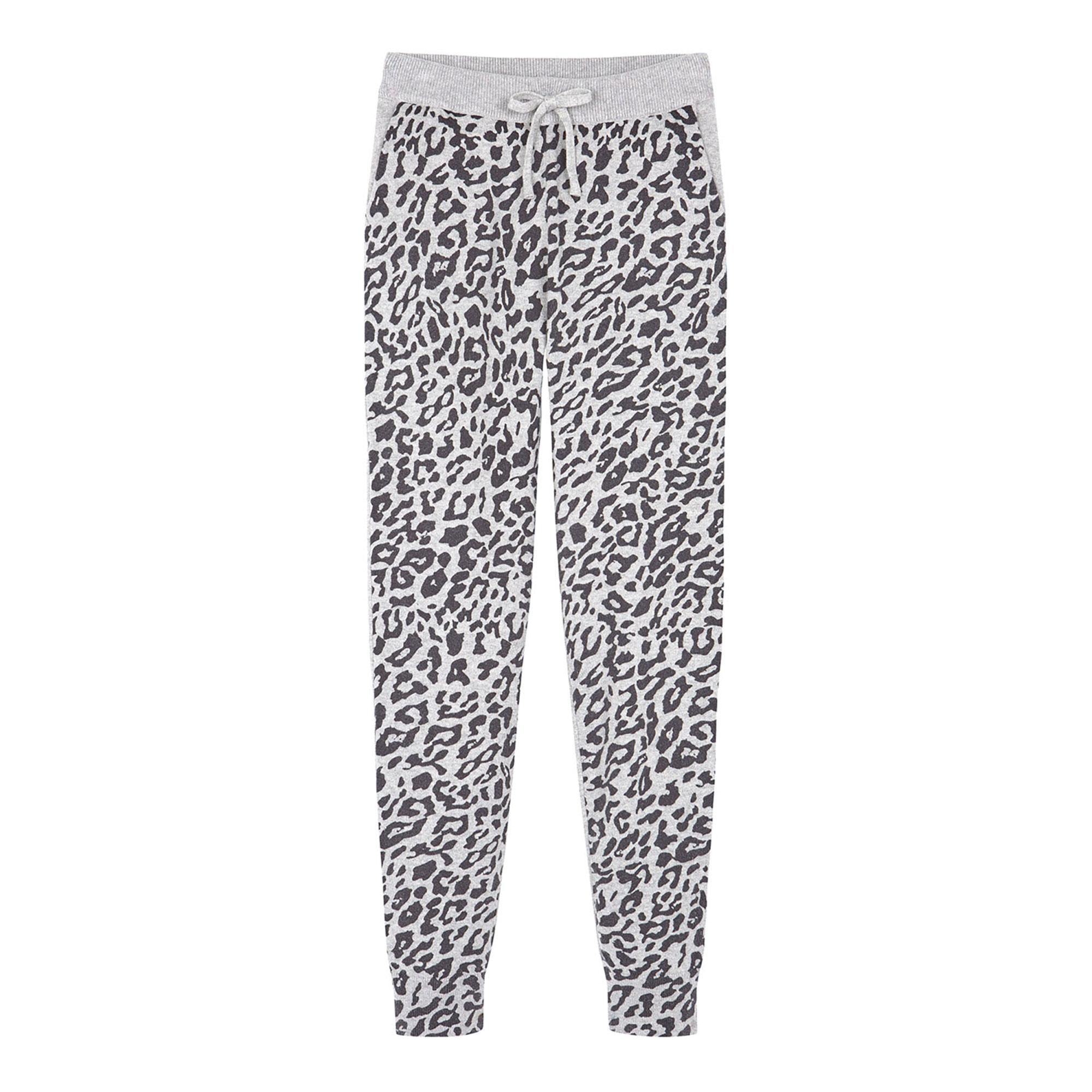 Leopard Knitted Joggers